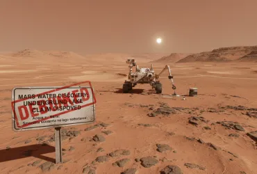 Acqua su Marte: Smentita la scoperta del lago sotterraneo