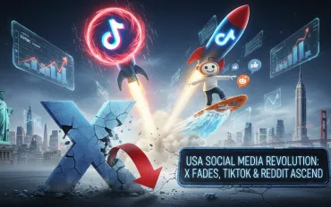 Rivoluzione Social Media negli USA: X perde terreno, TikTok e Reddit inarrestabili
