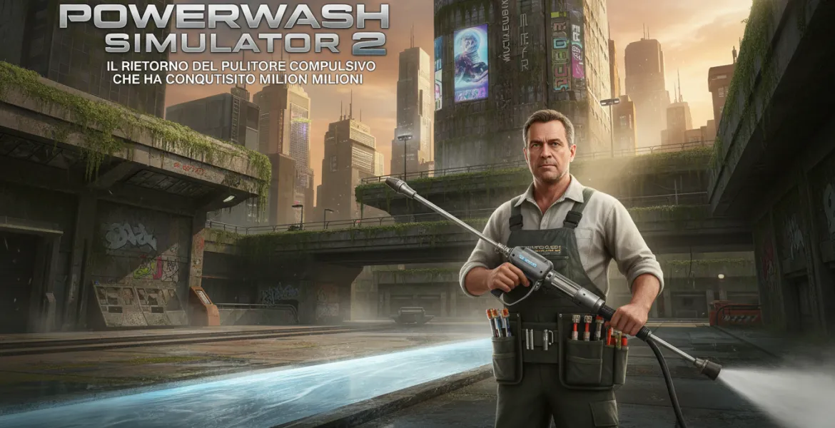 PowerWash Simulator 2: Il ritorno del pulitore compulsivo che ha conquistato milioni