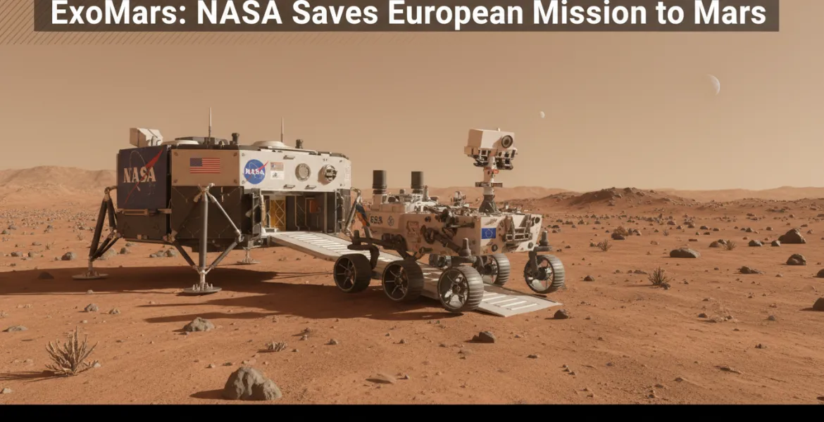 ExoMars: la NASA salva la missione europea su Marte