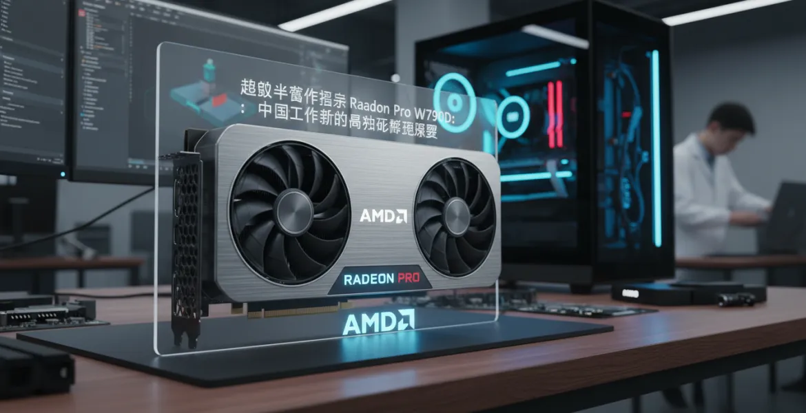 AMD svela la radeon Pro W7900D: Una GPU potente per le Workstation Cinesi