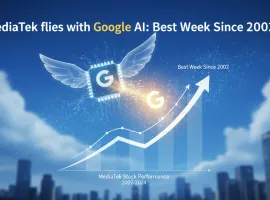 MediaTek vola grazie all'AI di Google: la migliore settimana dal 2002