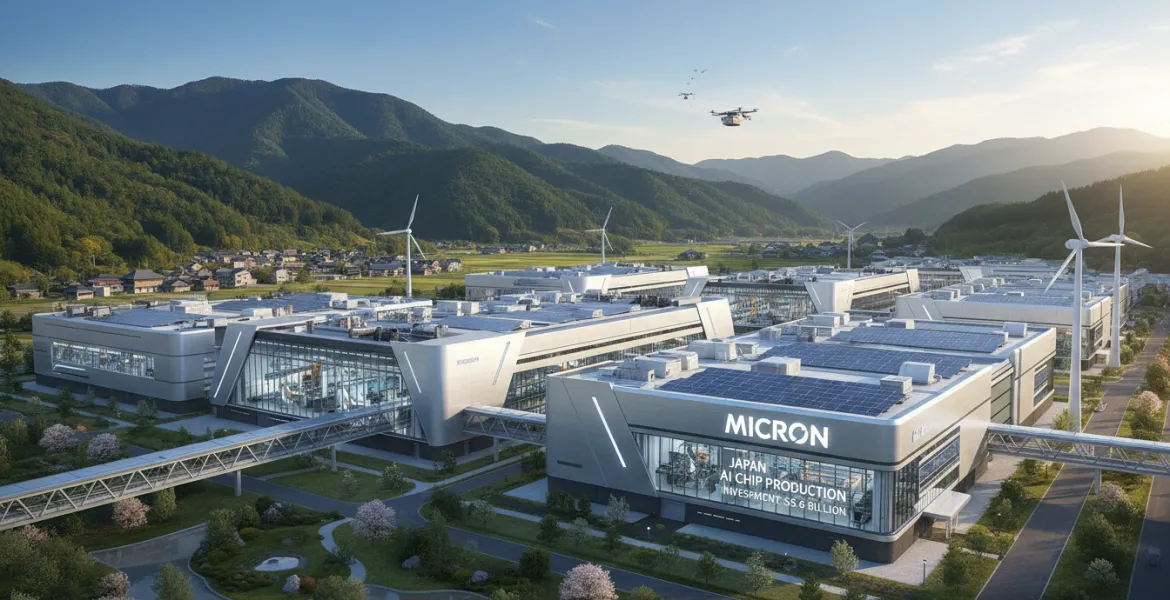 Micron investe 9,6 miliardi di dollari in Giappone per la produzione di chip AI