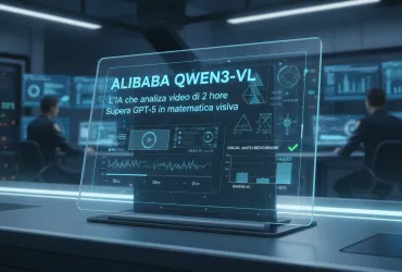 Alibaba Qwen3-VL: L'IA che analizza video di 2 ore e supera GPT-5 in matematica visiva