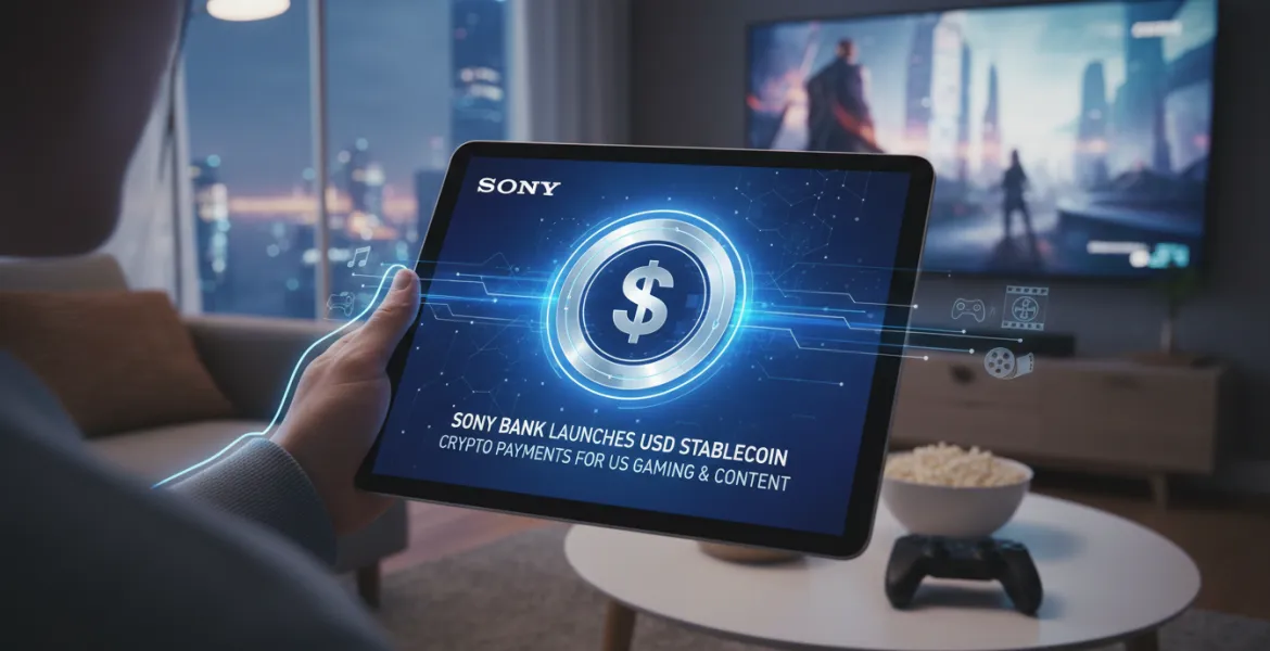 Sony Bank lancia una stablecoin per i clienti USA: pagamenti crypto per giochi e contenuti
