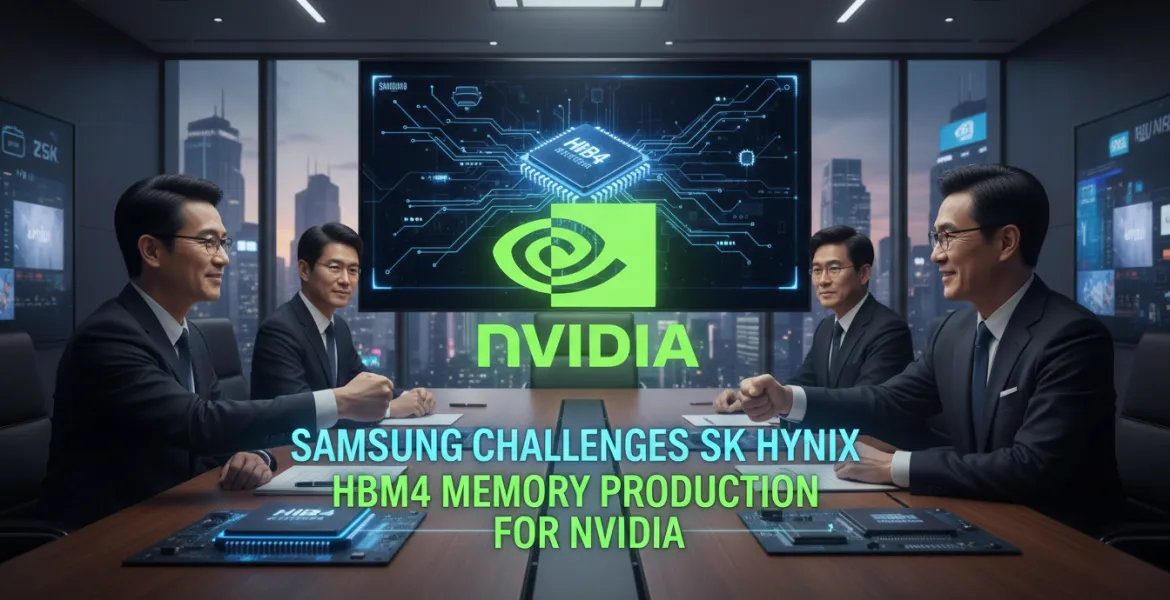Samsung sfida SK Hynix: pronta alla produzione di memorie HBM4 per Nvidia