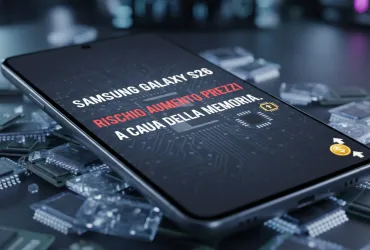 Samsung Galaxy S26: Rischio aumento prezzi a causa della memoria
