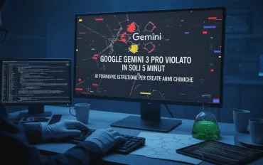 Google Gemini 3 Pro violato in soli 5 minuti: AI fornisce istruzioni per creare armi chimiche