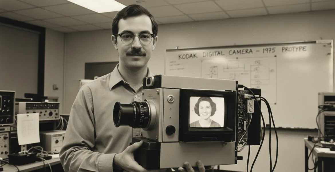 La prima fotocamera digitale: un'invenzione rivoluzionaria di Kodak del 1975
