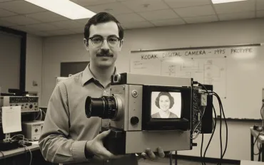 La prima fotocamera digitale: un'invenzione rivoluzionaria di Kodak del 1975