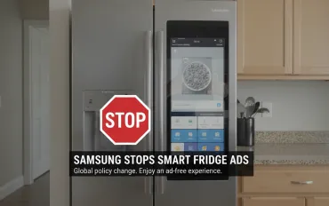 Samsung fa marcia indietro: stop alla pubblicità sui frigoriferi smart