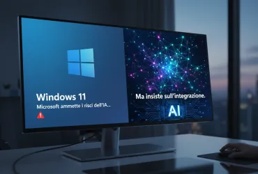 Windows 11: Microsoft ammette i rischi dell'IA, ma insiste sull'integrazione