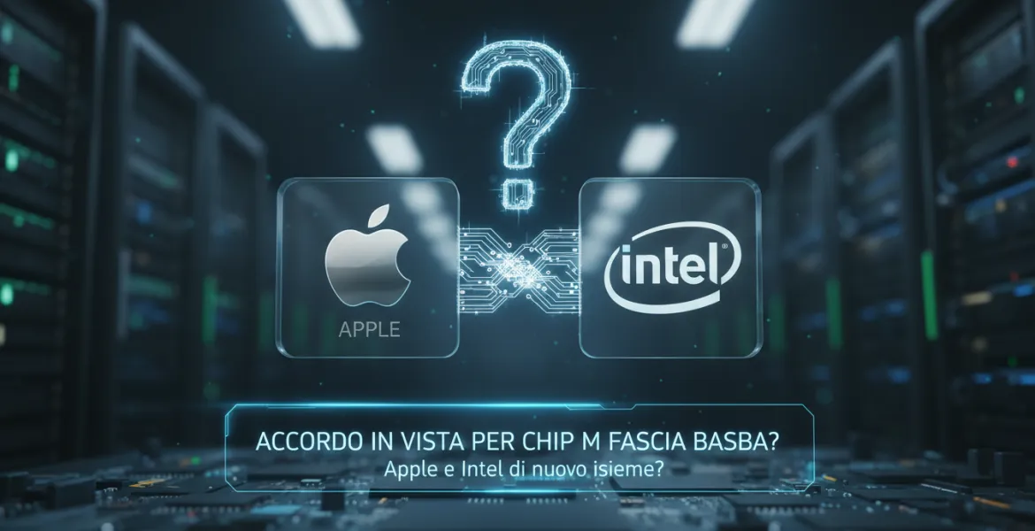 Apple e Intel di nuovo insieme? Accordo in vista per i chip M di fascia bassa