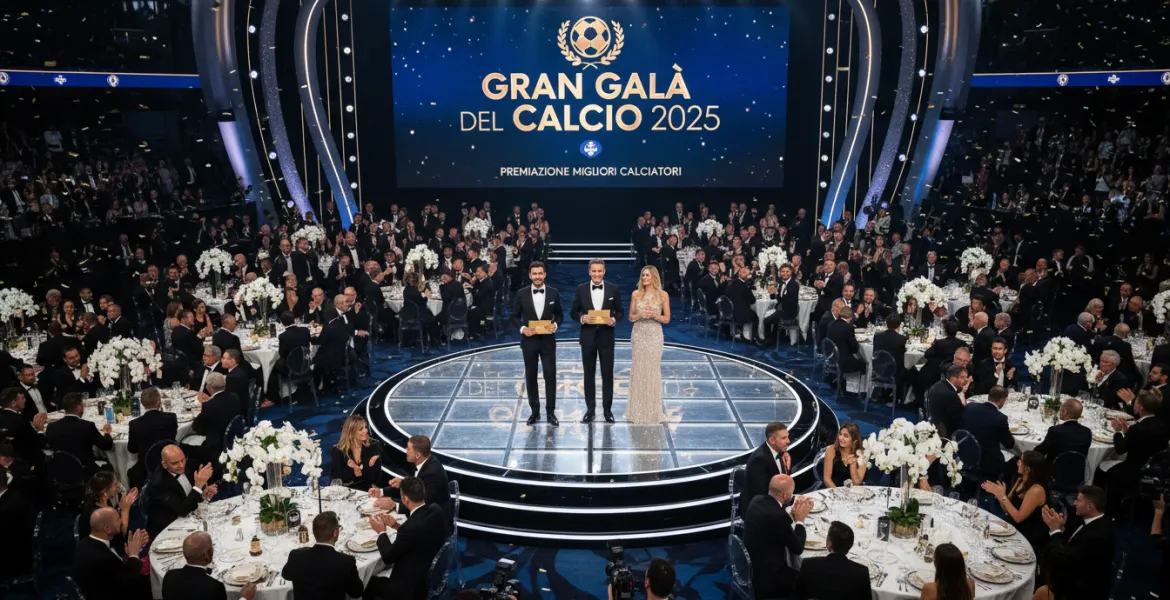 Gran Galà del Calcio 2025: A Milano premiati i protagonisti della Serie A!