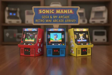 Sonic Mania: Arrivano i mini arcade retro di Sega e My Arcade