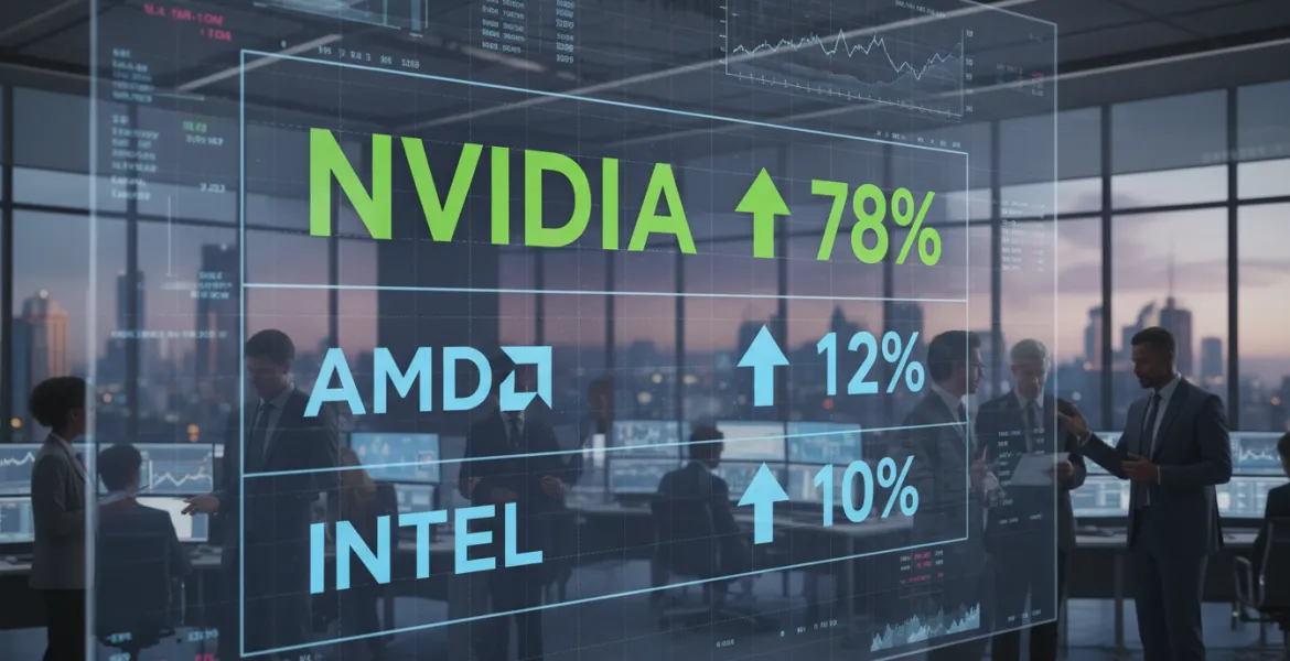 Nvidia domina ancora il mercato GPU, ma AMD e Intel guadagnano terreno