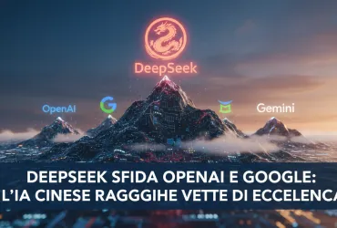 DeepSeek sfida OpenAI e Google: l'IA cinese raggiunge vette di eccellenza
