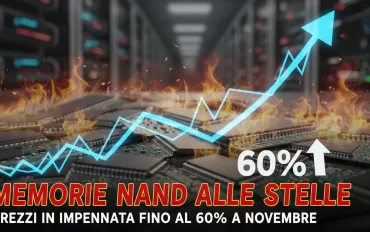 Memorie NAND alle stelle: prezzi in impennata fino al 60% a novembre