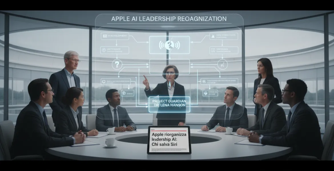 Apple riorganizza la leadership AI: Chi salva Siri