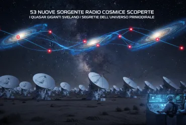 Scoperte 53 nuove sorgenti radio cosmiche: i quasar giganti svelano i segreti dell'universo primordiale