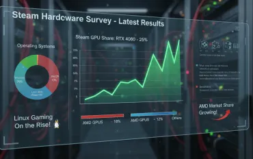 Steam: RTX 4060 domina tra le GPU, AMD e Linux in crescita