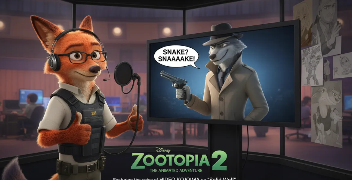 Hideo Kojima: Da game designer a doppiatore in Zootopia 2