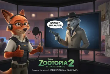 Hideo Kojima: Da game designer a doppiatore in Zootopia 2