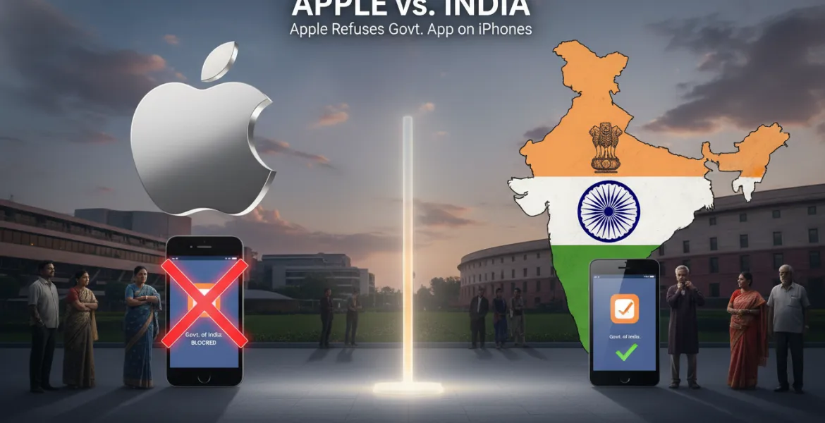 Apple sfida l'India: rifiuta l'app governativa sui suoi iPhone
