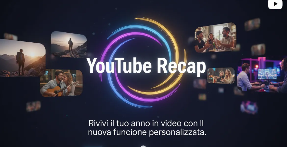 YouTube Recap: Rivivi il tuo anno in video con la nuova funzione personalizzata