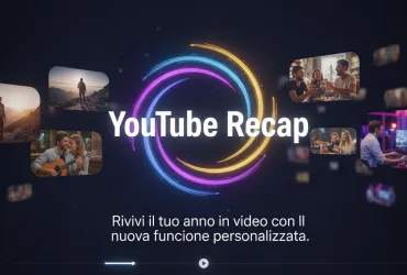 YouTube Recap: Rivivi il tuo anno in video con la nuova funzione personalizzata