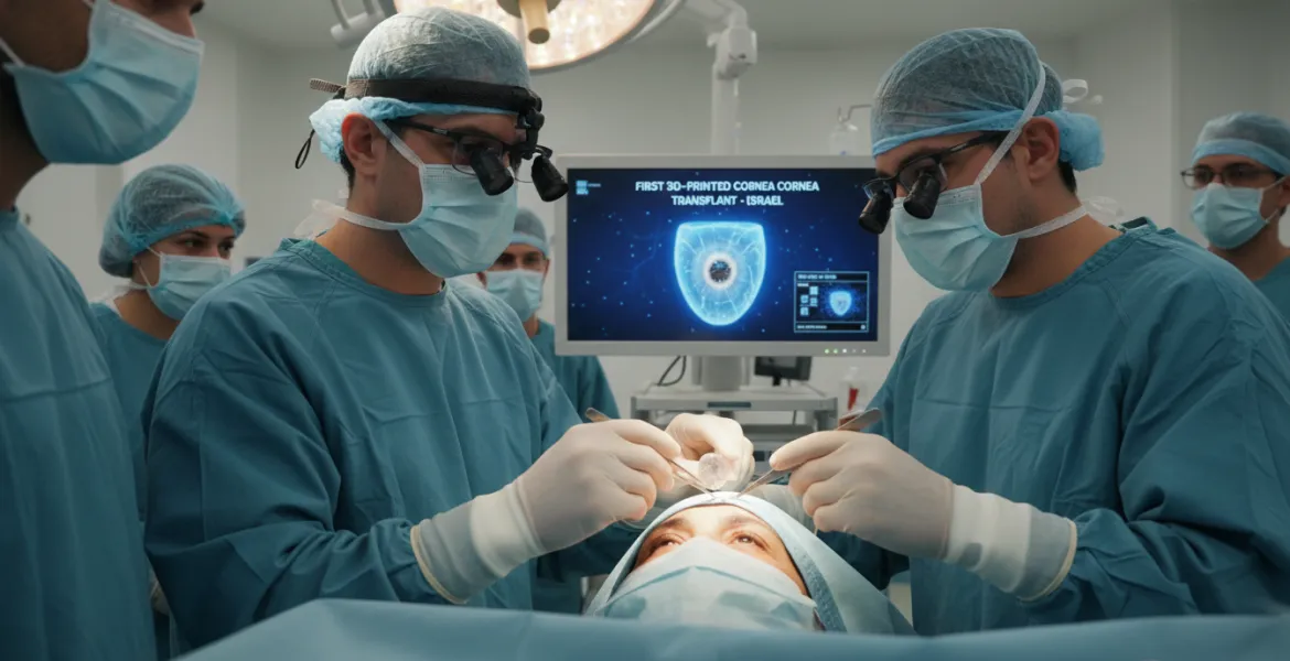 Svolta epocale in Israele: trapiantata la prima cornea stampata in 3D