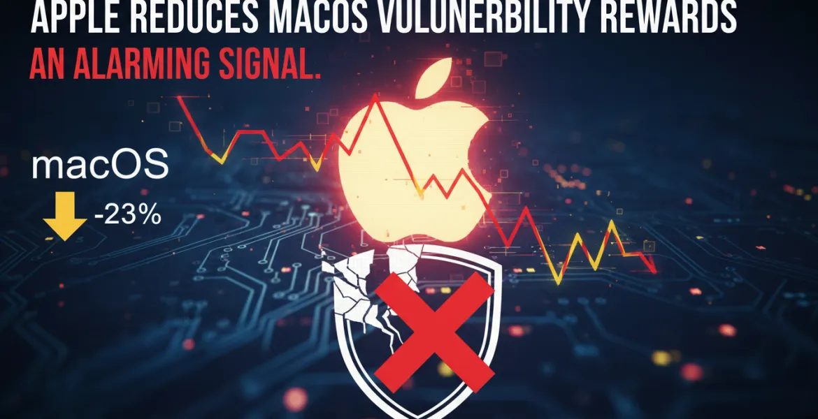 Apple riduce i premi per le vulnerabilità di macOS: un segnale allarmante
