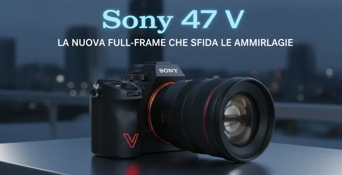 Sony A7 V: La nuova full-frame che sfida le ammiraglie