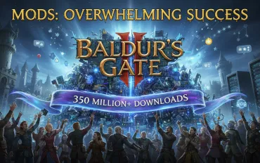 Baldur's Gate 3: Successo travolgente per le mod, superati i 350 milioni di download
