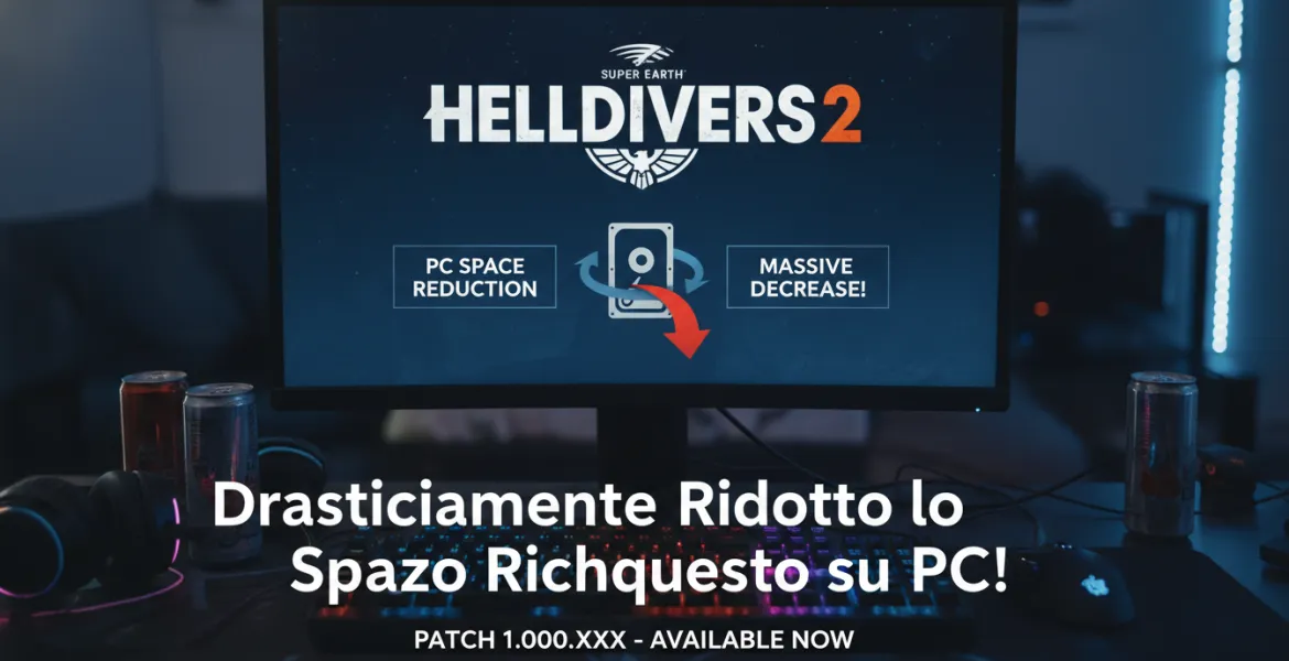 Helldivers 2: Diminuisce drasticamente lo spazio richiesto su PC