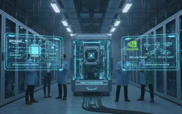 Amazon e NVIDIA: Supercomputer AI in arrivo con Graviton5 e NVLink fusion