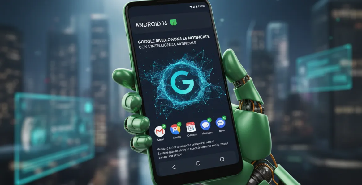 Android 16: Google rivoluziona le notifiche con l'intelligenza artificiale