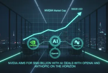 Nvidia punta a 500 miliardi di dollari con l'IA: accordi con OpenAI e Anthropic in vista