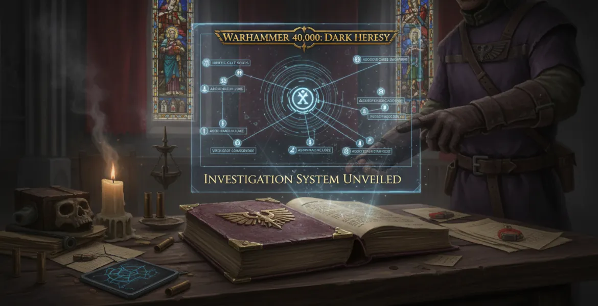 Warhammer 40,000: Dark Heresy, svelato il sistema di investigazione
