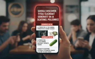 Google Discover: Titoli clickbait generati da IA scatenano polemiche