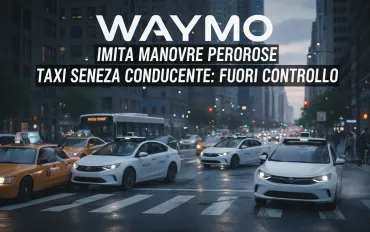 Waymo: i taxi senza conducente imitano manovre pericolose dei tassisti