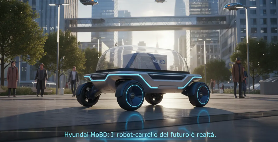 Hyundai MobED: Il robot-carrello del futuro è realtà
