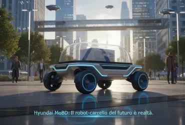 Hyundai MobED: Il robot-carrello del futuro è realtà