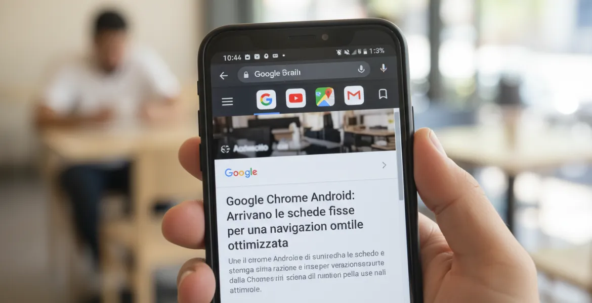 Google Chrome Android: Arrivano le schede fisse per una navigazione ottimizzata