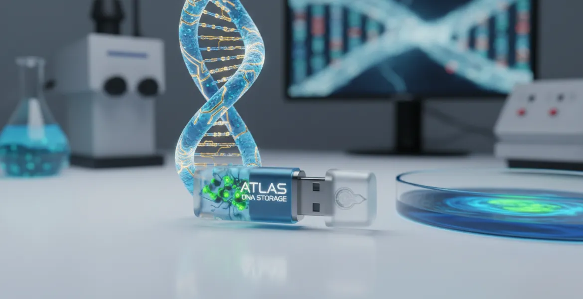 Archiviazione dati nel futuro: la svolta di atlas data storage con il DNA sintetico