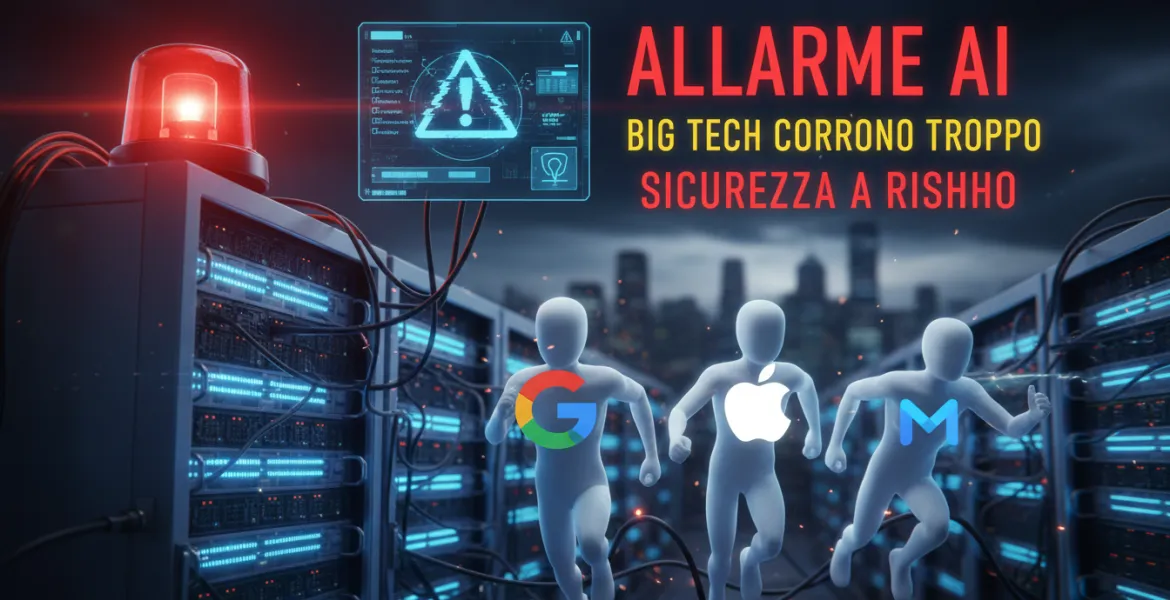 Allarme Intelligenza Artificiale: le Big Tech sottovalutano i rischi