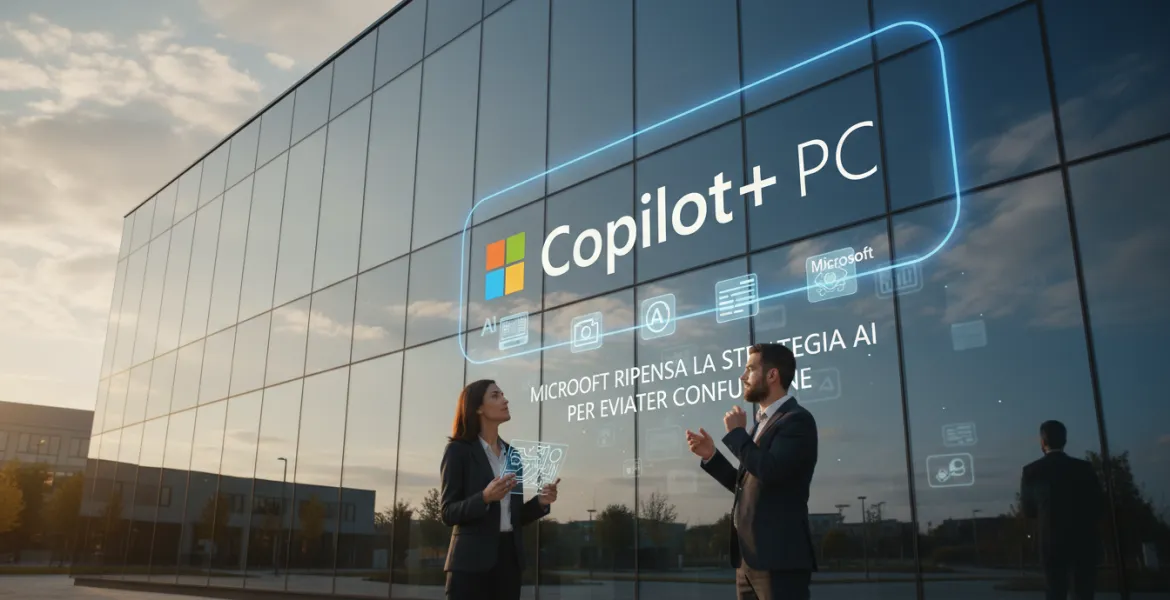 Copilot+PC: Microsoft ripensa la strategia IA per evitare confusione
