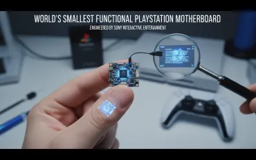 PlayStation: Creata la scheda madre funzionante più piccola del mondo