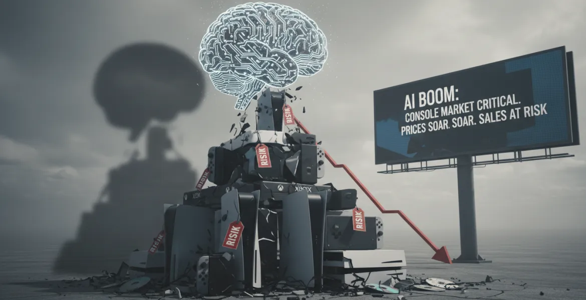 Boom dell'IA minaccia il mercato delle console: Prezzi in aumento e vendite a rischio