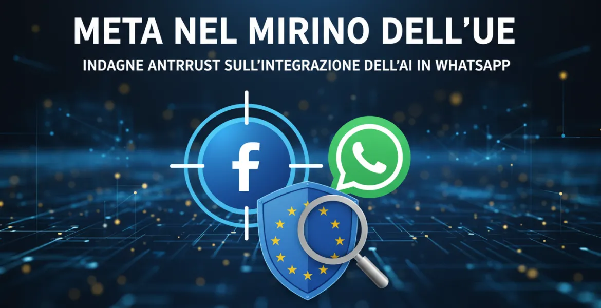 Meta nel mirino dell'UE: indagine antitrust sull'integrazione dell'AI in WhatsApp